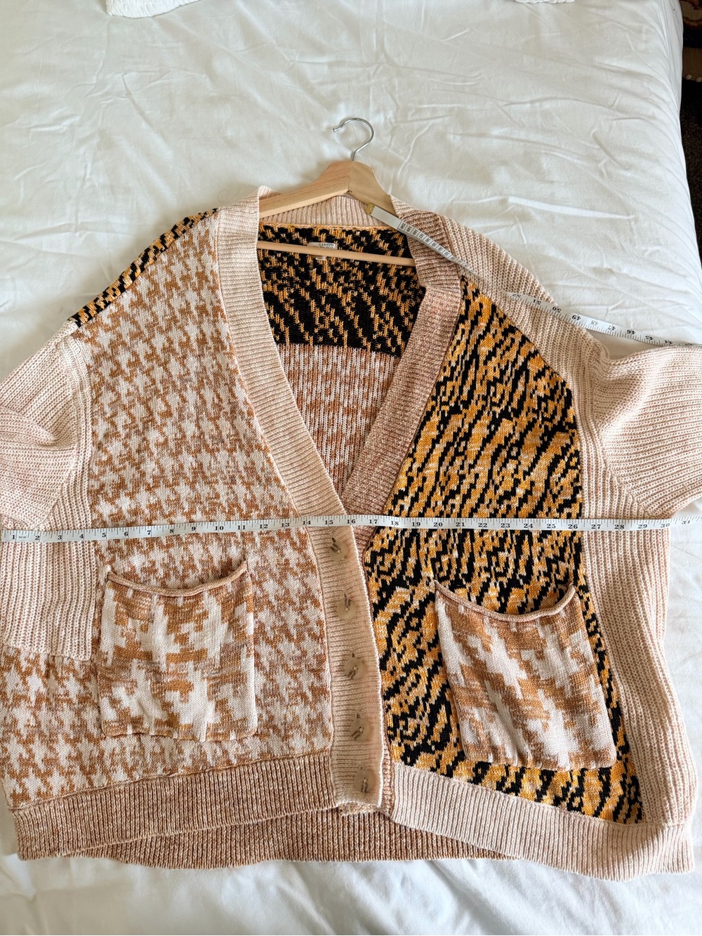 Pilcro Oversized Patchwork Cardigan - Picture 8 of 10